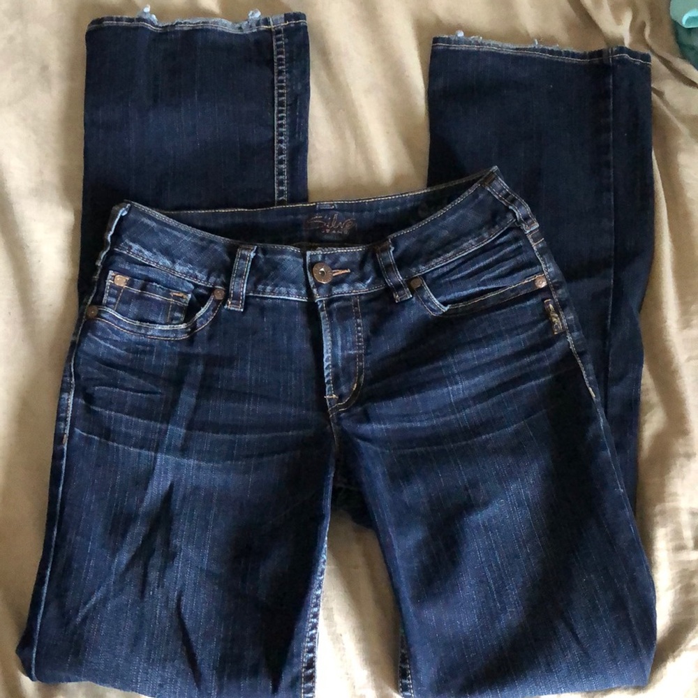 Silver women’s jeans